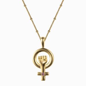 COPY - Woman Power Charm Necklace